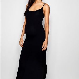 Black Maternity Strappy dress